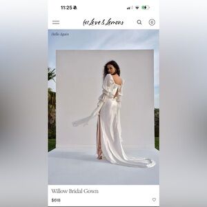 For love and lemons Willow dress/bridal gown